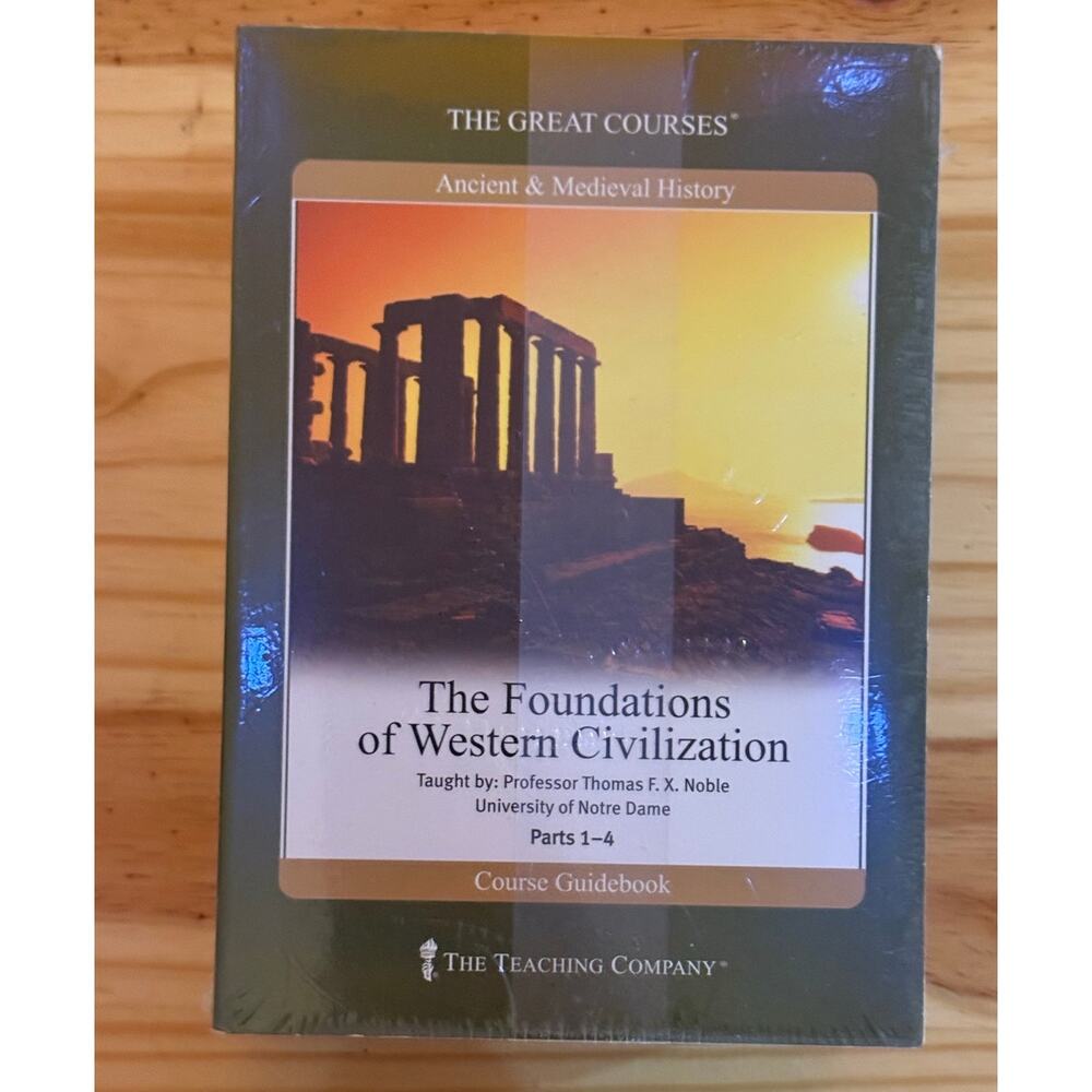 The Great Courses The Foundations of Western Civilization SEALED DVDs Book